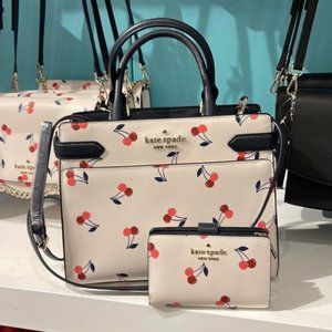 Kate Spade Staci Medium Satchel & Kate Spade Staci Medium Compact Bifold Wallet